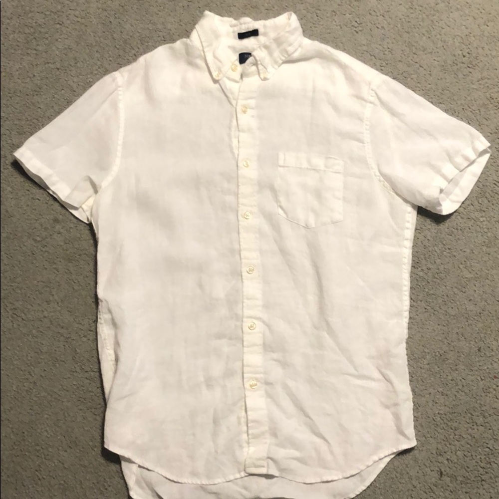 J. Crew Linen Button Down